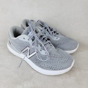 New Balance Womens Fresh Foam WW1365 Lead Grey Mesh Lace Up Low Top Sneakers 9.5